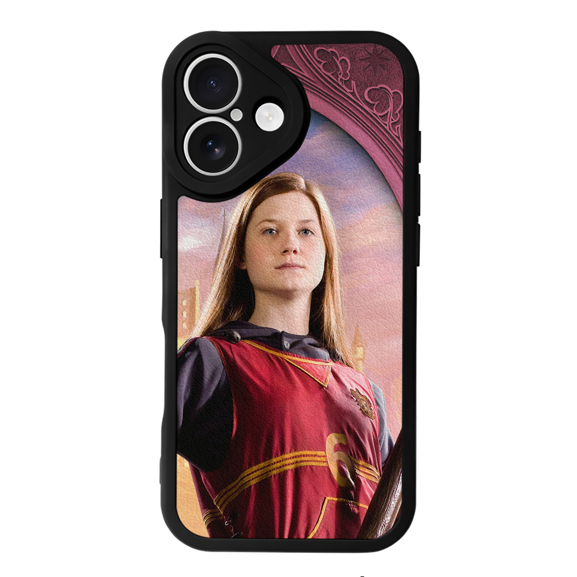 （画像用） Harry Potter ハリー・ポッターシリーズ 【iPhone 16シリーズ対応】シリコンスマホケース（レザー調） 材質：シリコン